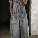 Freya | Short-Sleeve V-Neck Jumpsuit