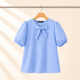Clara Sløjfe Ginghambluse