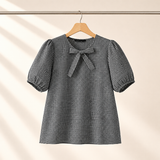 Clara Sløjfe Ginghambluse