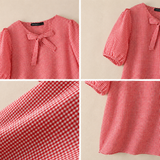 Clara Sløjfe Ginghambluse