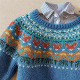 Orlanda | Klassisk Vintage Strikbluse