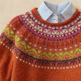 Dervla | Chik Vintage Strikbluse