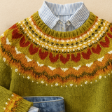 Ruvelle | Klassisk Vintage Strikbluse