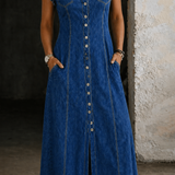 Saskia | Plus-Size Denimkjole