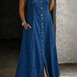 Saskia | Plus-Size Denimkjole