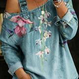 Mia | Off-the-Shoulder Denim Top