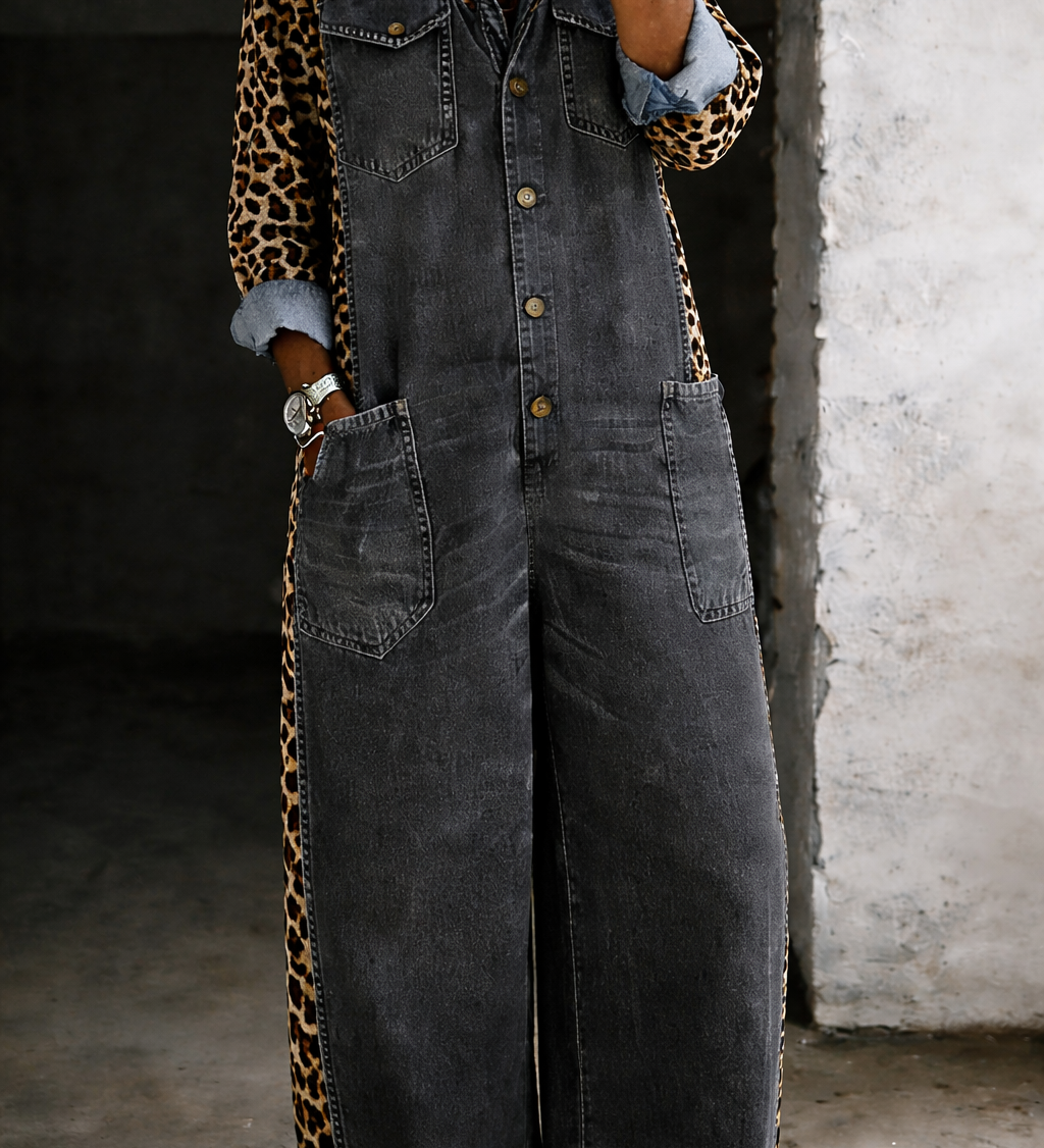 Millie | Denim-jumpsuit