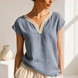 Elira Afslappet V-hals Top