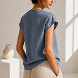 Elira Afslappet V-hals Top