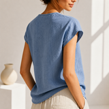 Elira Afslappet V-hals Top