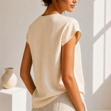 Elira Afslappet V-hals Top