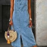 Georgia | Casual Denim Forklædekjole