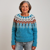 Elaine | Vintage Islandsk Pullover