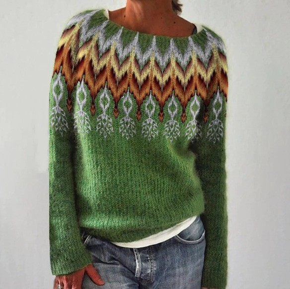 Emily | Vintage Islandsk Pullover