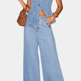 Emma | Denim sæt
