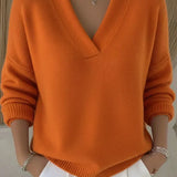 Violeta | Løs sweater med V-hals