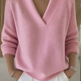 Violeta | Løs sweater med V-hals