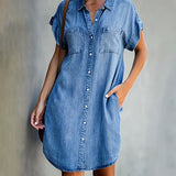 Clara | Button-Up Shirt Dress