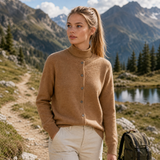 Blød cardigan med knapper