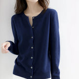 Blød cardigan med knapper