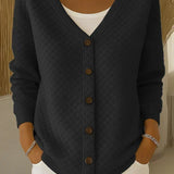 Leonor | Quiltet cardigan med knapper