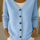 Leonor | Quiltet cardigan med knapper