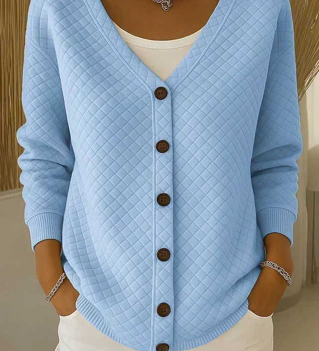 Leonor | Quiltet cardigan med knapper