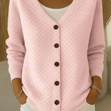Leonor | Quiltet cardigan med knapper