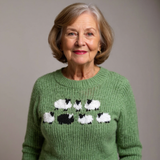 Jennifer | Vintage Islandsk Pullover