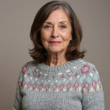 Julia | Vintage Islandsk Pullover