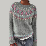 Julia | Vintage Islandsk Pullover