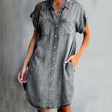 Clara | Button-Up Shirt Dress