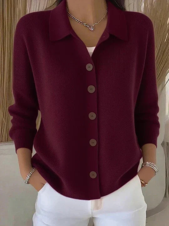 Josephine - Knap-Front Krave Cardigan