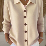 Josefina | Cardigan med krave og knapper