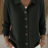 Josefina | Cardigan med krave og knapper