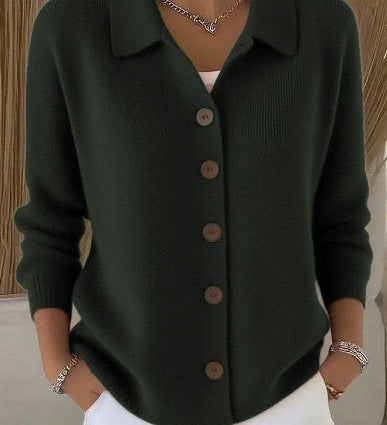 Josefina | Cardigan med krave og knapper
