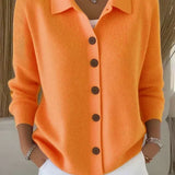 Josefina | Cardigan med krave og knapper