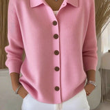 Josefina | Cardigan med krave og knapper
