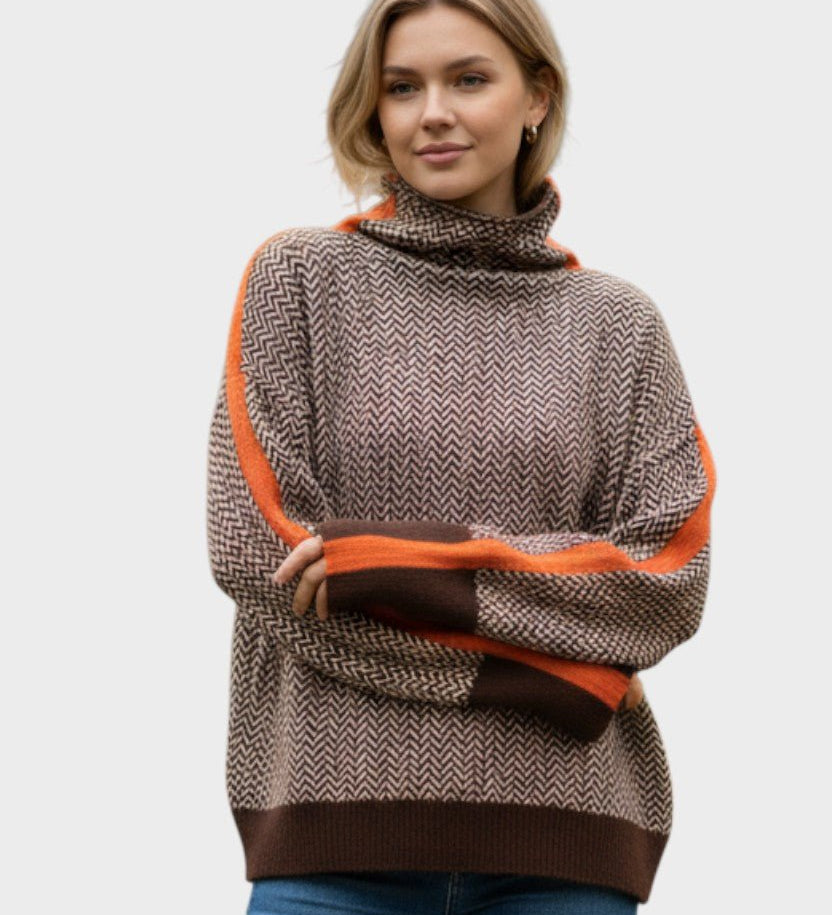 Marie | Højhalset uldtrøje