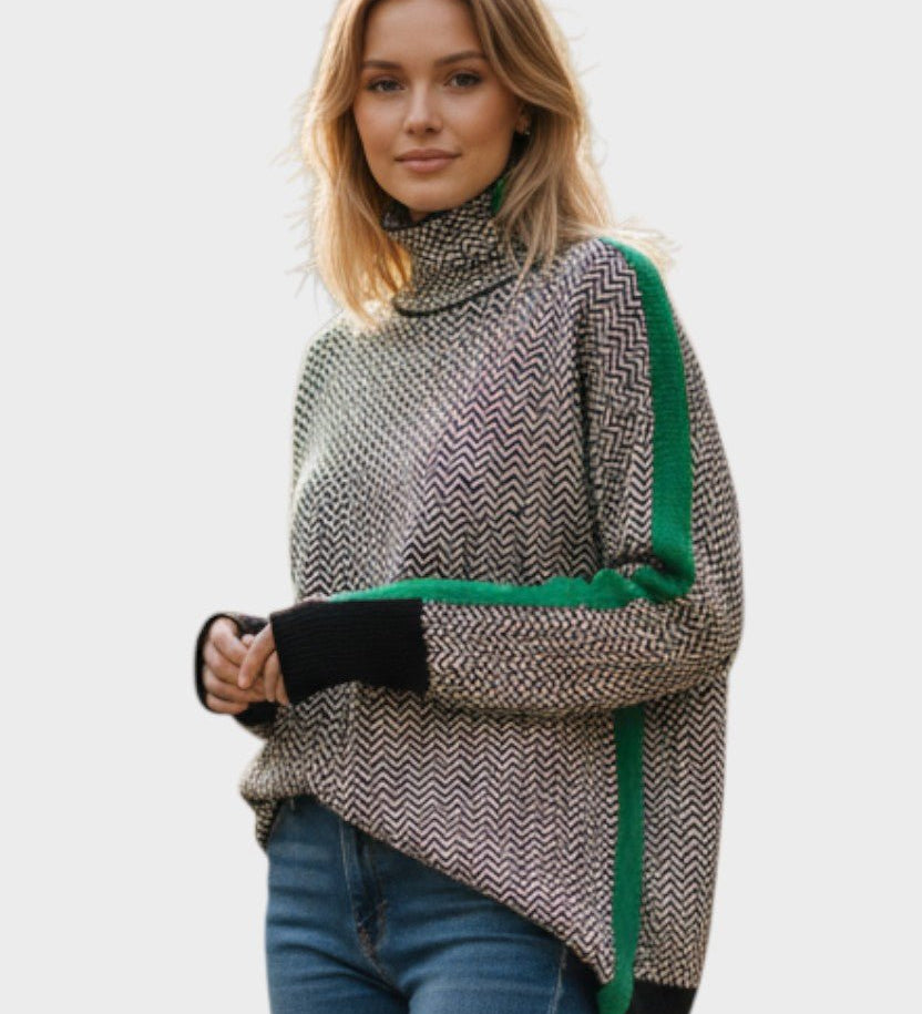 Marie | Højhalset uldtrøje