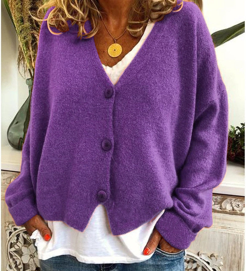 MARIAH™ - ELEGANT OVERSIZED COZY CARDIGAN