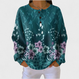 Helene | Sweatshirt med blomsterprint
