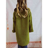 Grovstrikket cardigan – Oversized vinterstrik med åben front