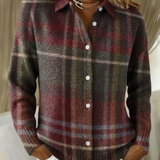 Eleanor | Klassisk Ternet Strikket Cardigan