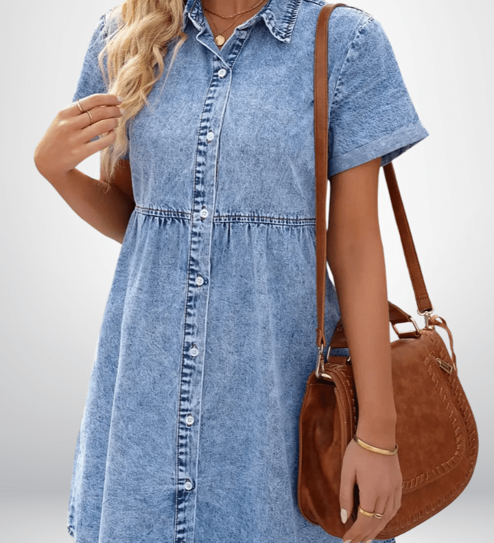 Rosa | Denim Kjole