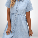 Rosa | Denim Kjole