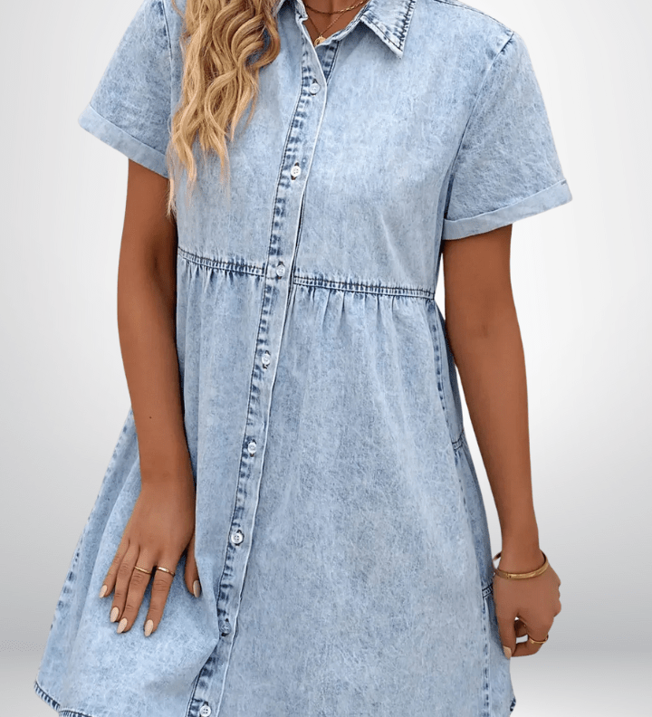 Rosa | Denim Kjole
