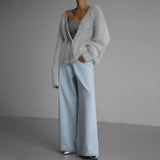 Eliza | Komfortabel Pels Cardigan