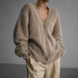 Eliza | Komfortabel Pels Cardigan