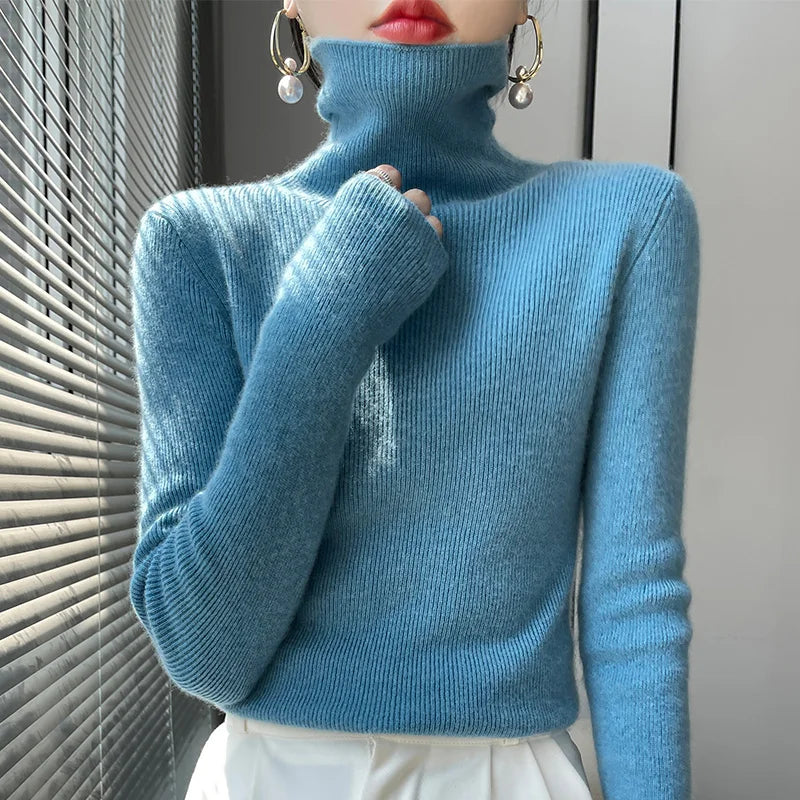 Lenie | Casual Rullekrave Sweater